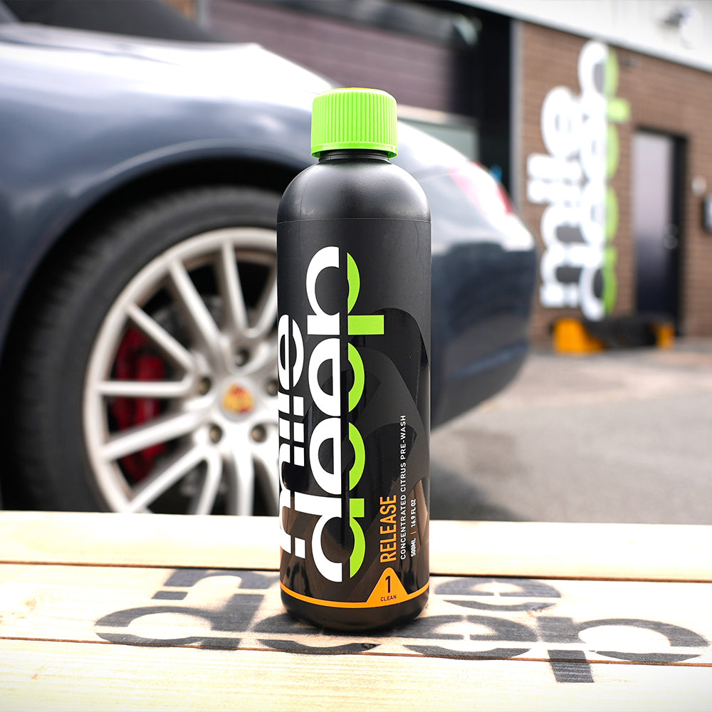 Release concentrated citrus pre-wash for cars